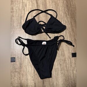 Shade & Shore Black Bikini Set